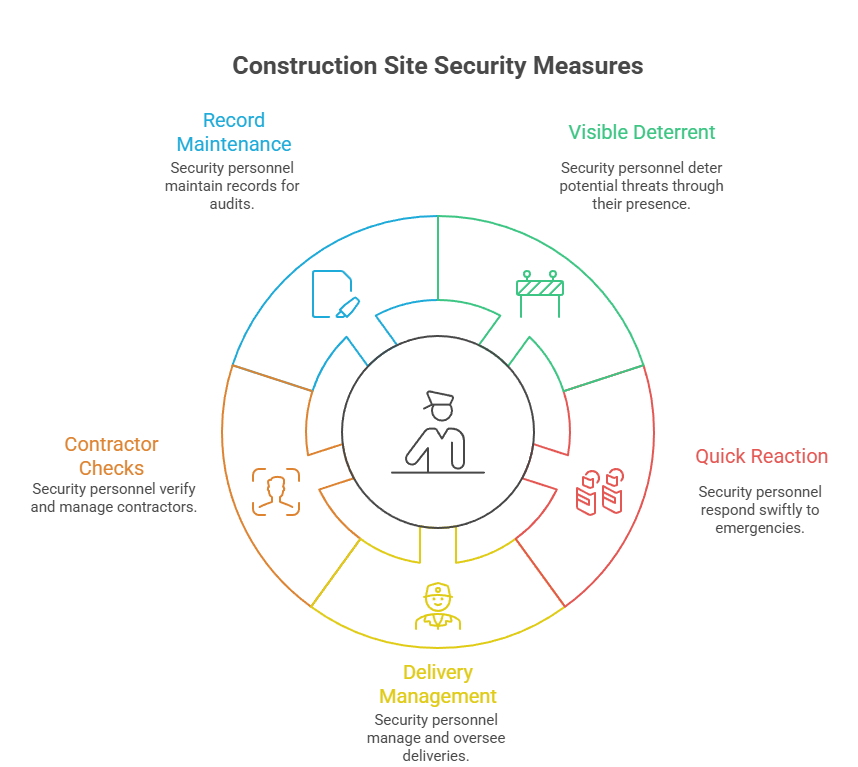 Site security for construction projects